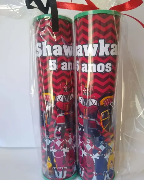 Pega Vareta Personalizada Power Rangers