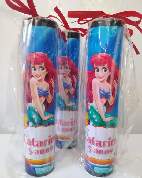 Pega Vareta Personalizado Pequena Sereia