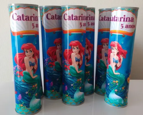 Pega Vareta Personalizado Pequena Sereia
