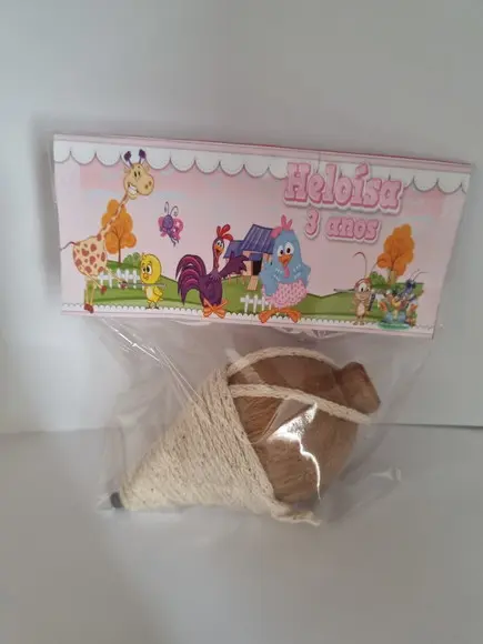 Pião Personalizado Galinha Pintadinha