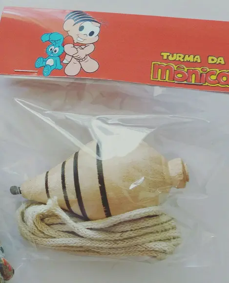 Pião Personalizado Mônica