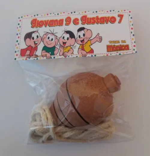 Pião Personalizado Turma da Mônica