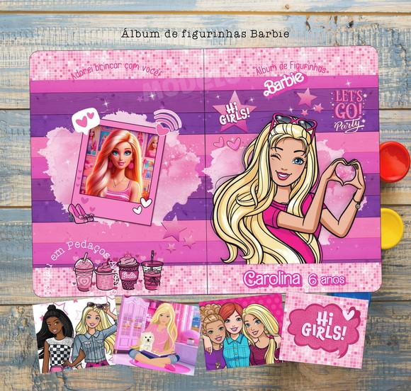 Álbum de Figurinhas e Desenhos de Colorir Barbie
