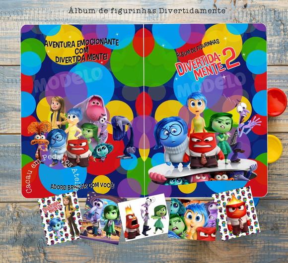 20 Álbum de Figurinhas Divertidamente Desenhos de Colorir