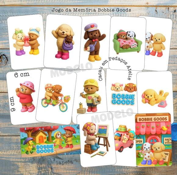 20 Jogos da Memória G Bobbie Goods Lembrancinha Aniversário