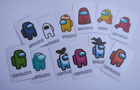 20 Jogos da Memória G Personalizado Among Us
