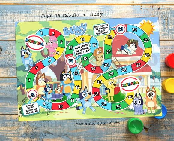20 Jogos de Tabuleiro Bluey Lembrancinhas