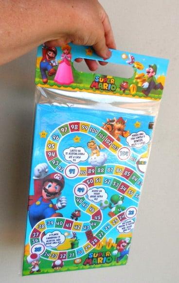 20 Lembrancinhas Festa Super Mario Jogo de Tabuleiro 30x40cm