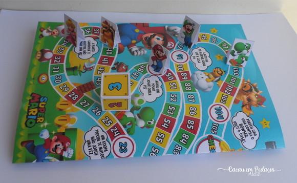 20 Lembrancinhas Festa Super Mario Jogo de Tabuleiro 30x40cm