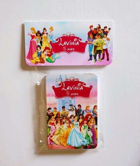 Princesas Lembrancinhas Jogo da Memória Personalizado Lembrancin