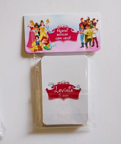 Princesas Lembrancinhas Jogo da Memória Personalizado Lembrancin