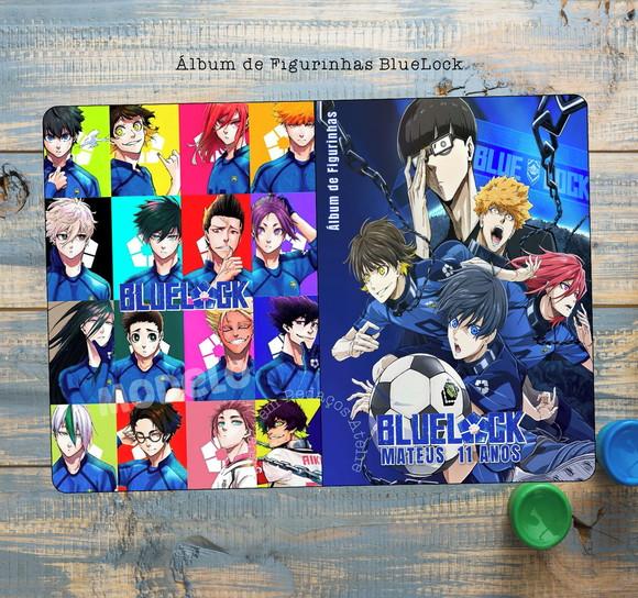Álbum de Figurinhas Bluelock Desenhos Colorir Aniversário