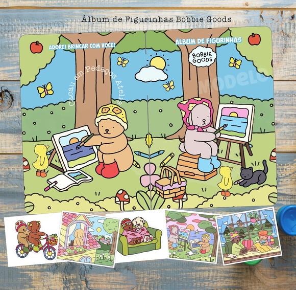 Álbum de Figurinhas Bobbie Goods Lembrancinha Festa Infantil