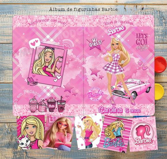 Álbum de Figurinhas e Desenhos Barbie Stickers