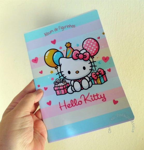Álbum de Figurinhas e Desenhos de Colorir Hello Kitty