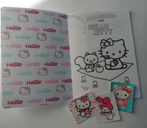Álbum de Figurinhas e Desenhos de Colorir Hello Kitty