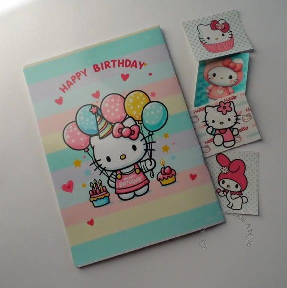 Álbum de Figurinhas e Desenhos de Colorir Hello Kitty