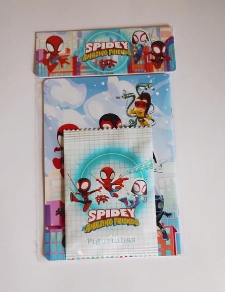 Álbum de Figurinhas e Desenhos de Colorir Spidey e Amigos