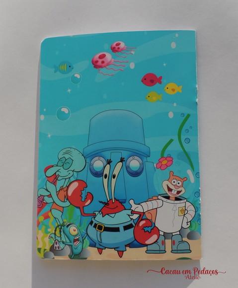 Álbum de Figurinhas e Desenhos para Colorir Bob Esponja