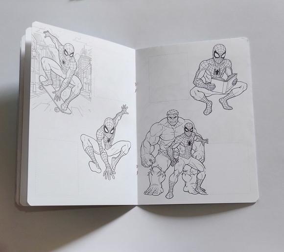 Álbum de Figurinhas Homem Aranha Spiderman Lembrancinha Festa In