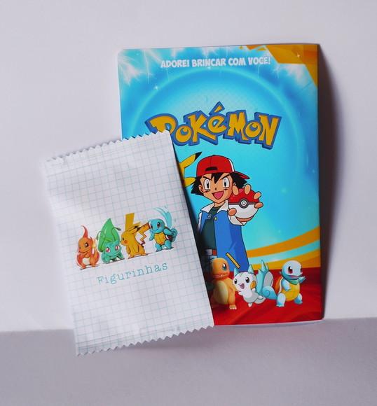 Álbum de Figurinhas Pokémon com Desenhos Colorir Aniversário