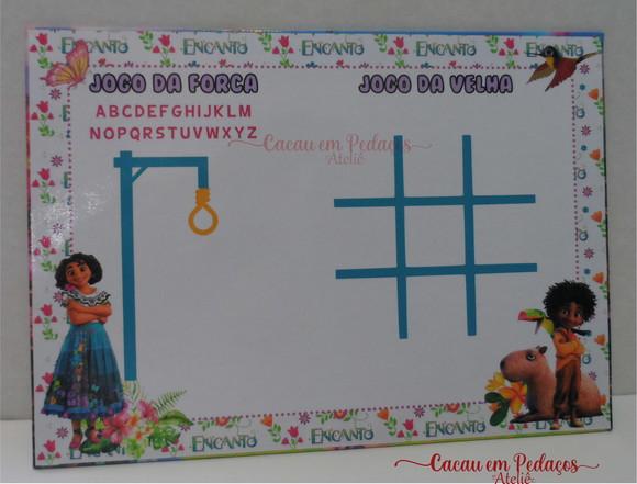Encanto Lousa Mágica com Jogos no Verso 15x21 cm