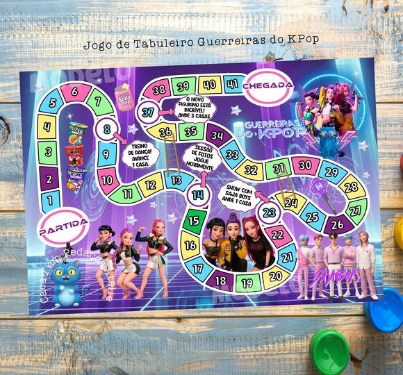 Guerreiras do Kpop Jogo de Tabuleiro Lembrancinha Huntrix