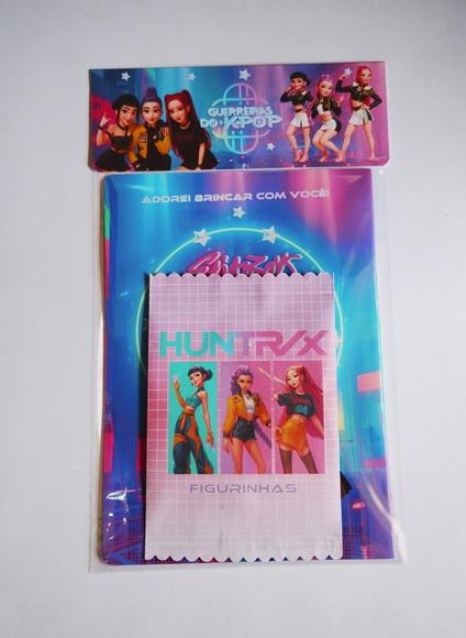 Guerreiras Kpop Álbum com Figurinhas Desenho Colorir Huntrix