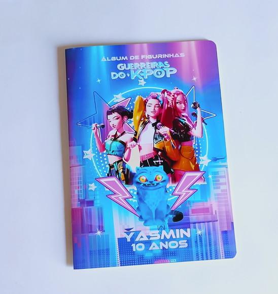 Guerreiras Kpop Álbum com Figurinhas Desenho Colorir Huntrix