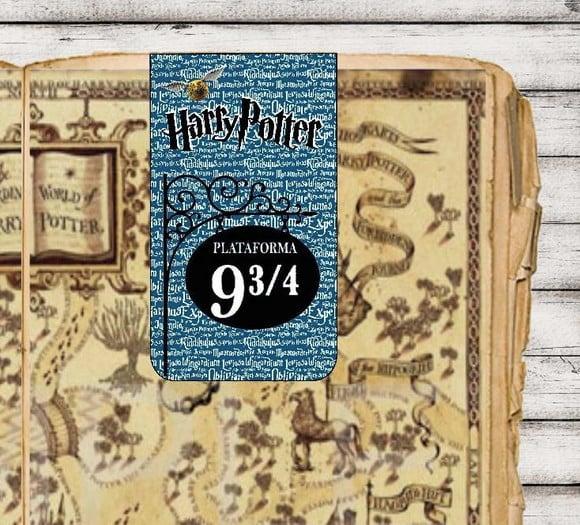 Harry Potter Marcador de Página Magnético Lembrancinha Festa