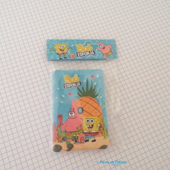 Jogo da Memória G Personalizado Bob Esponja 23 Cartas