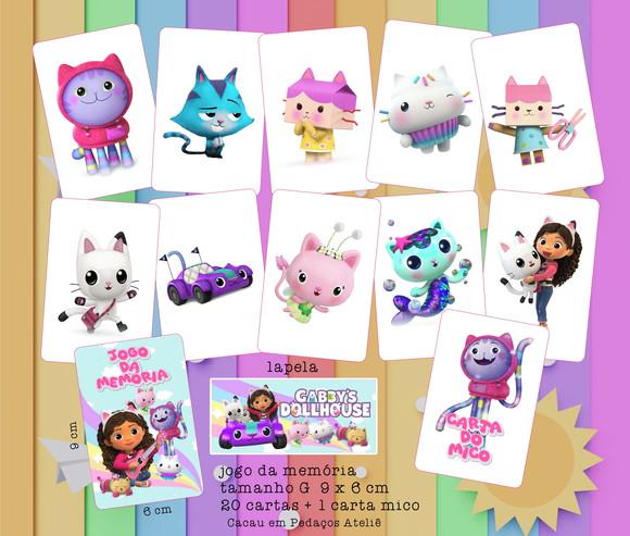 Jogo da Memória G Personalizado Casa Mágica Gaby