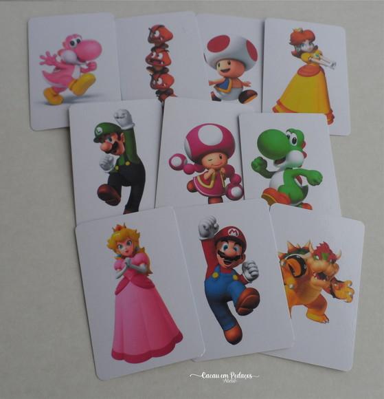 Super Mário Jogo da Memória Personalizado Lembrancinha Festa In