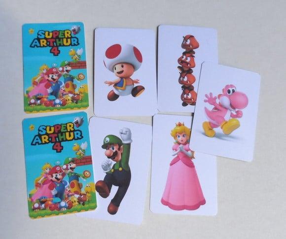 Jogo da Memória G Personalizado Super Mário + Carta Mico