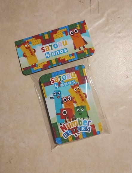 Jogo da Memória Personalizado Numberblocks 23 Cartas