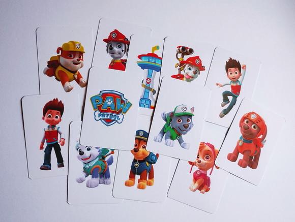 Jogo da Memória Personalizado Patrulha Canina 23 Cartas