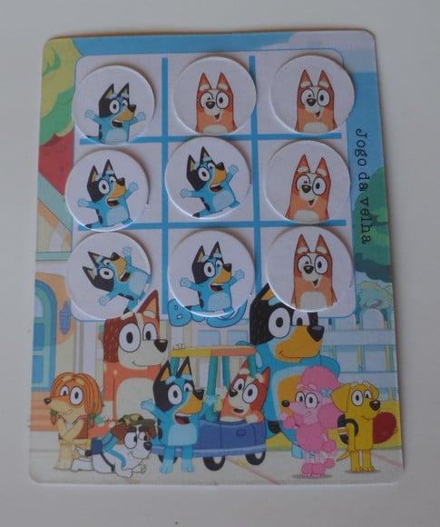 Jogo da Velha Bluey Personalizado Vários Temas