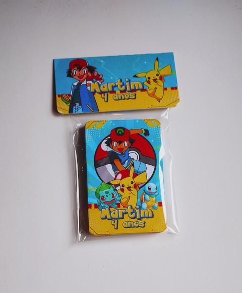 Jogo da Memória Personalizado Pokémon Pikachu 23 Cartas