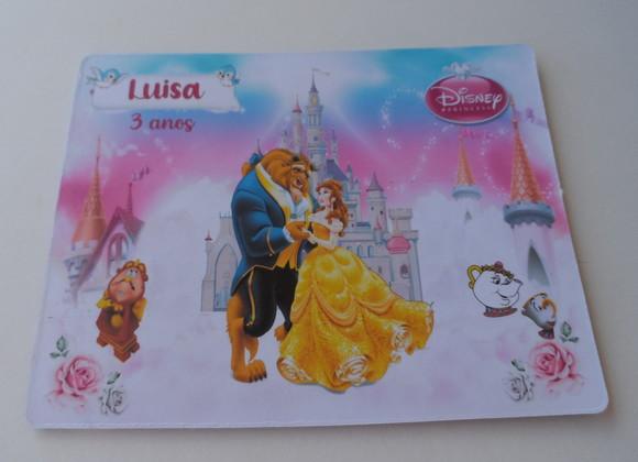 Jogo da Velha Personalizado Bela e a Fera Vários Temas
