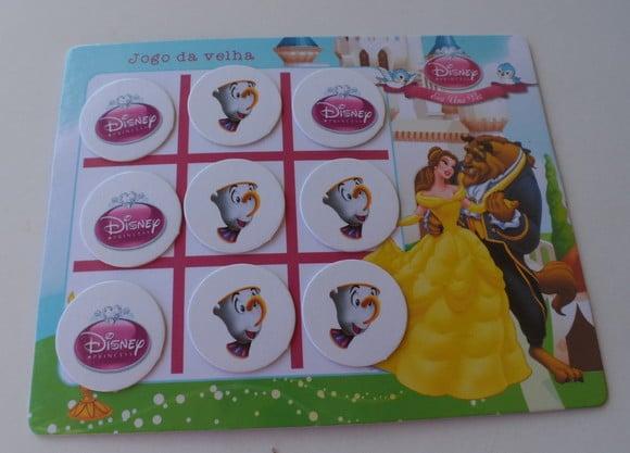 Jogo da Velha Personalizado Bela e a Fera Vários Temas