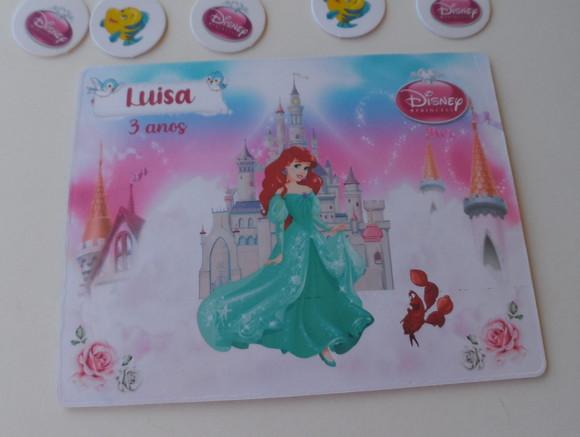 Jogo da Velha Personalizado Pequena Sereia Vários Temas