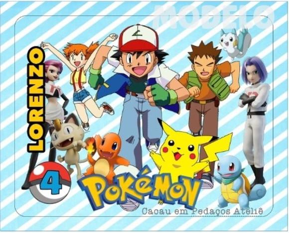 Jogo da Velha Personalizado Pokémon Vários Temas