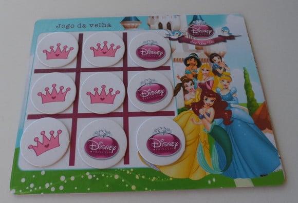 Jogo da Velha Personalizado Princesas Vários Temas