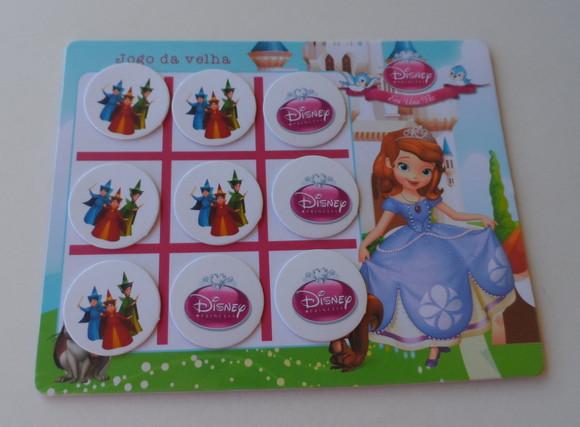 Jogo da Velha Personalizado Princesa Sofia Vários Temas