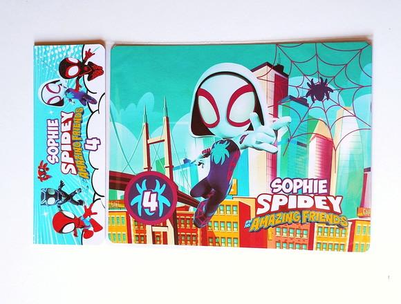 Jogo da Velha Personalizado Spidey Aranha Fantasma e Amigos