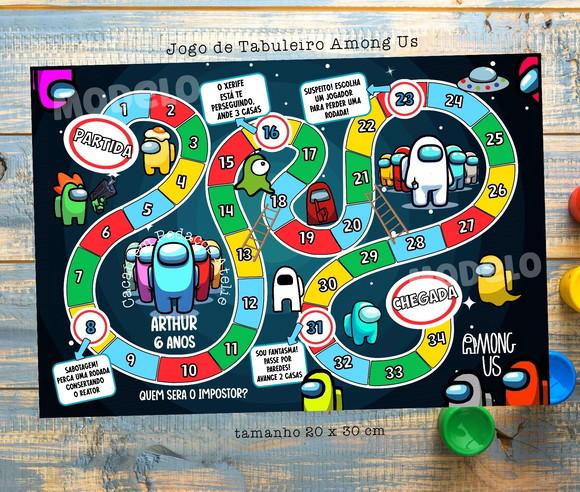 Jogo de Tabuleiro Among Us Lembrancinhas