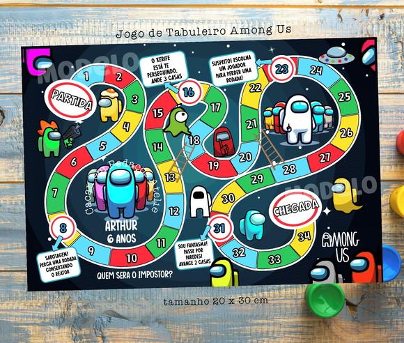 Jogo de Tabuleiro Among Us Lembrancinhas