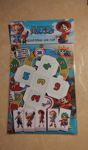 Jogo de Tabuleiro Trilha One Piece Lembrancinhas