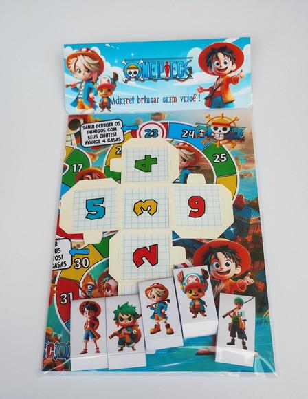 Jogo de Tabuleiro Trilha One Piece Lembrancinhas