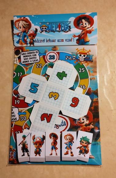 Jogo de Tabuleiro Trilha One Piece Lembrancinhas